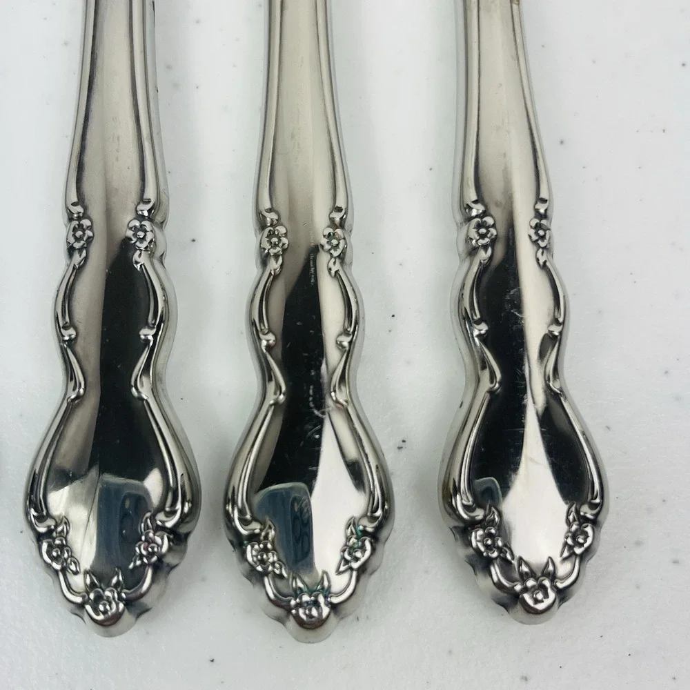 Oneida Dover Dinner Knives Hollow Set‎ of 5 Stainless 9
